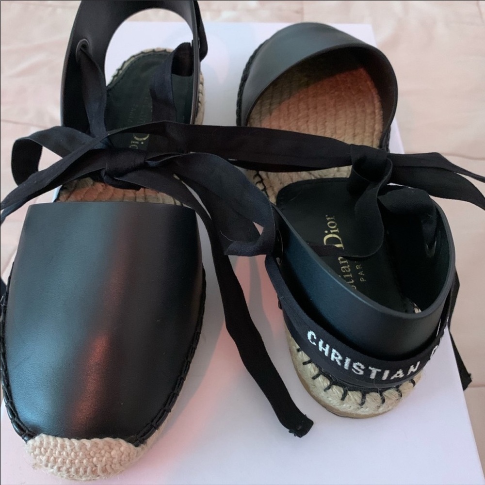 Dior espadrille size 37 (US size 7) worn once